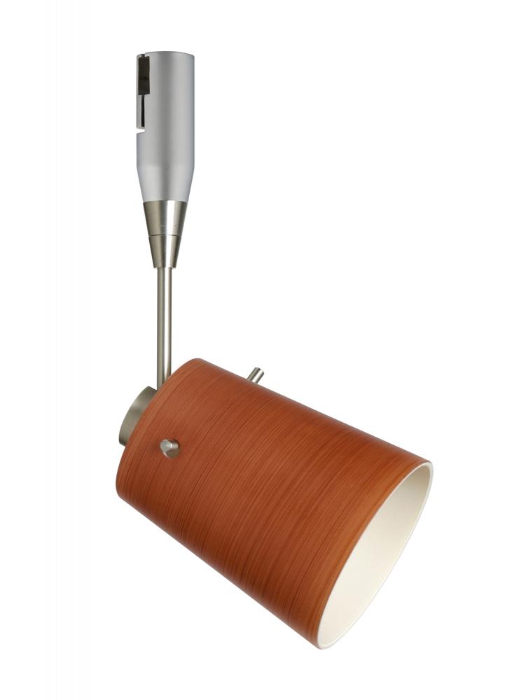 Besa Spotlight With 12&#34; Stem Tammi 3 Satin Nickel Cherry 1x50W Halogen Mr16