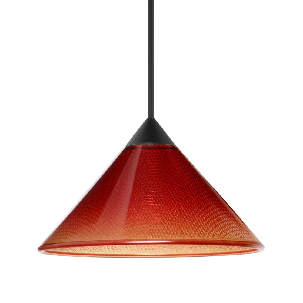 Besa Pendant Kona, Black Finish, Sunset 1x5W LED