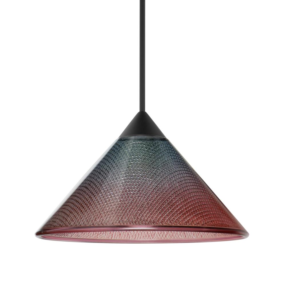 Besa Pendant Kona, Black Finish, Bi-Color 1x5W LED