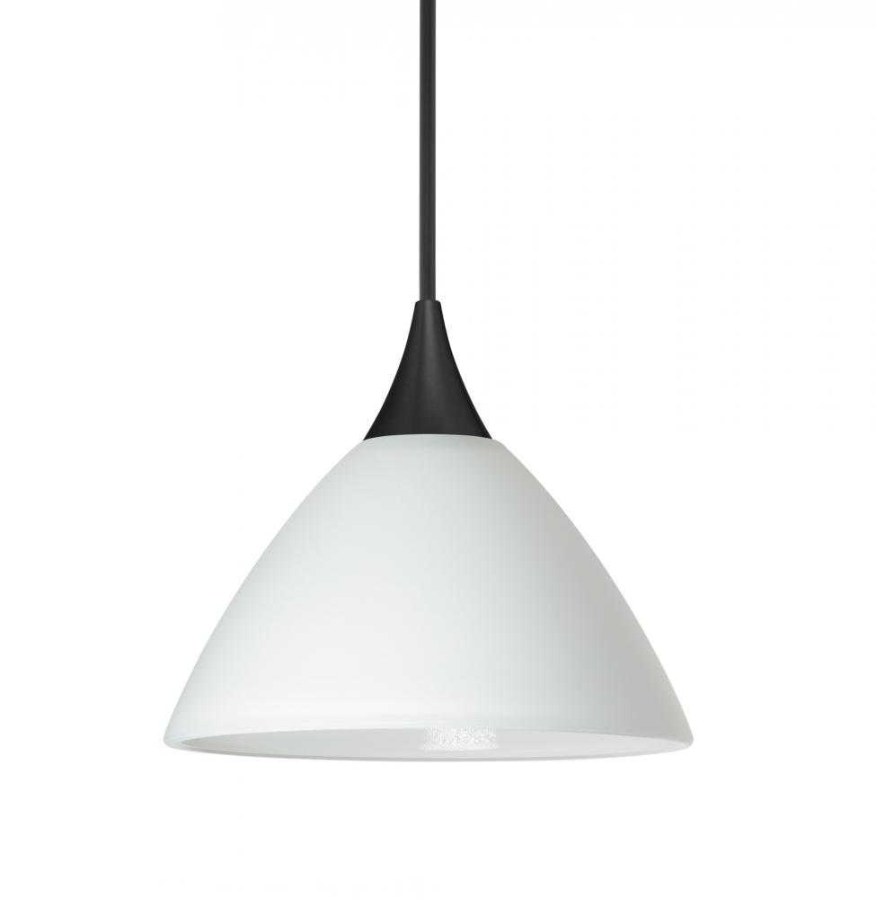 Besa Pendant Domi, Black Finish, White 1x50W MAX GY6.35 Base