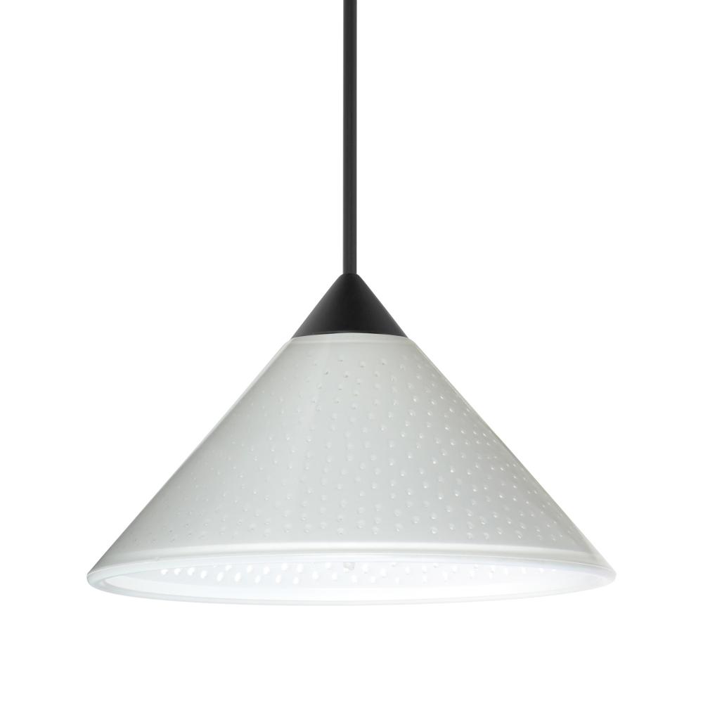 Besa Pendant Kona, Black Finish, White Starpoint 1x5W LED