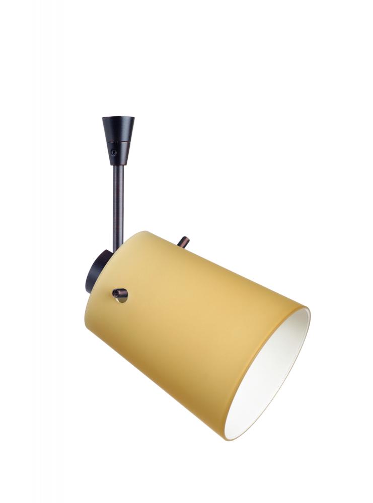 Besa Spotlight With 6&#34; Stem Tammi 3 Bronze Vanilla Matte 1x50W Halogen Mr16