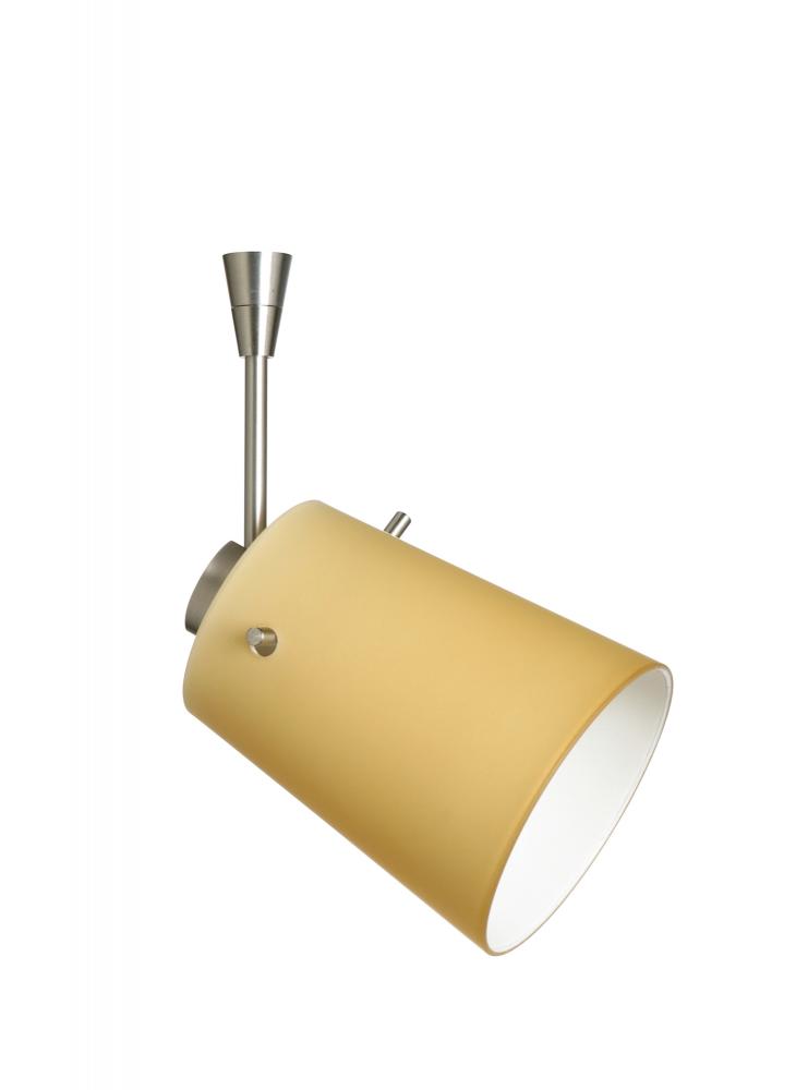 Besa Spotlight With 18&#34; Stem Tammi 3 Satin Nickel Vanilla Matte 1x50W Halogen Mr16