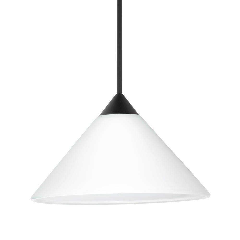 Besa Pendant For Multiport Canopy Kona, Black Finish, White 1x5W LED