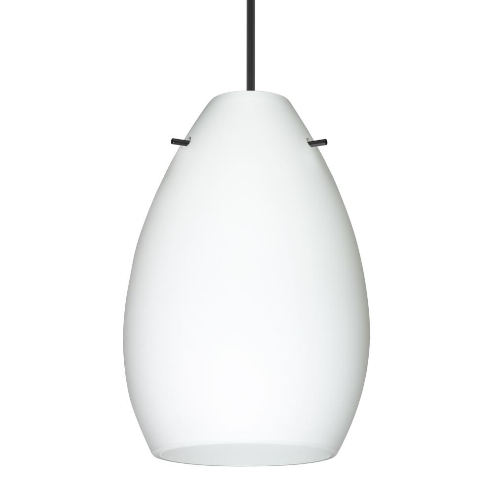 Besa Pendant For Mulitport Canopy Pera 6, Black Finish, Opal Matte 1x5W LED