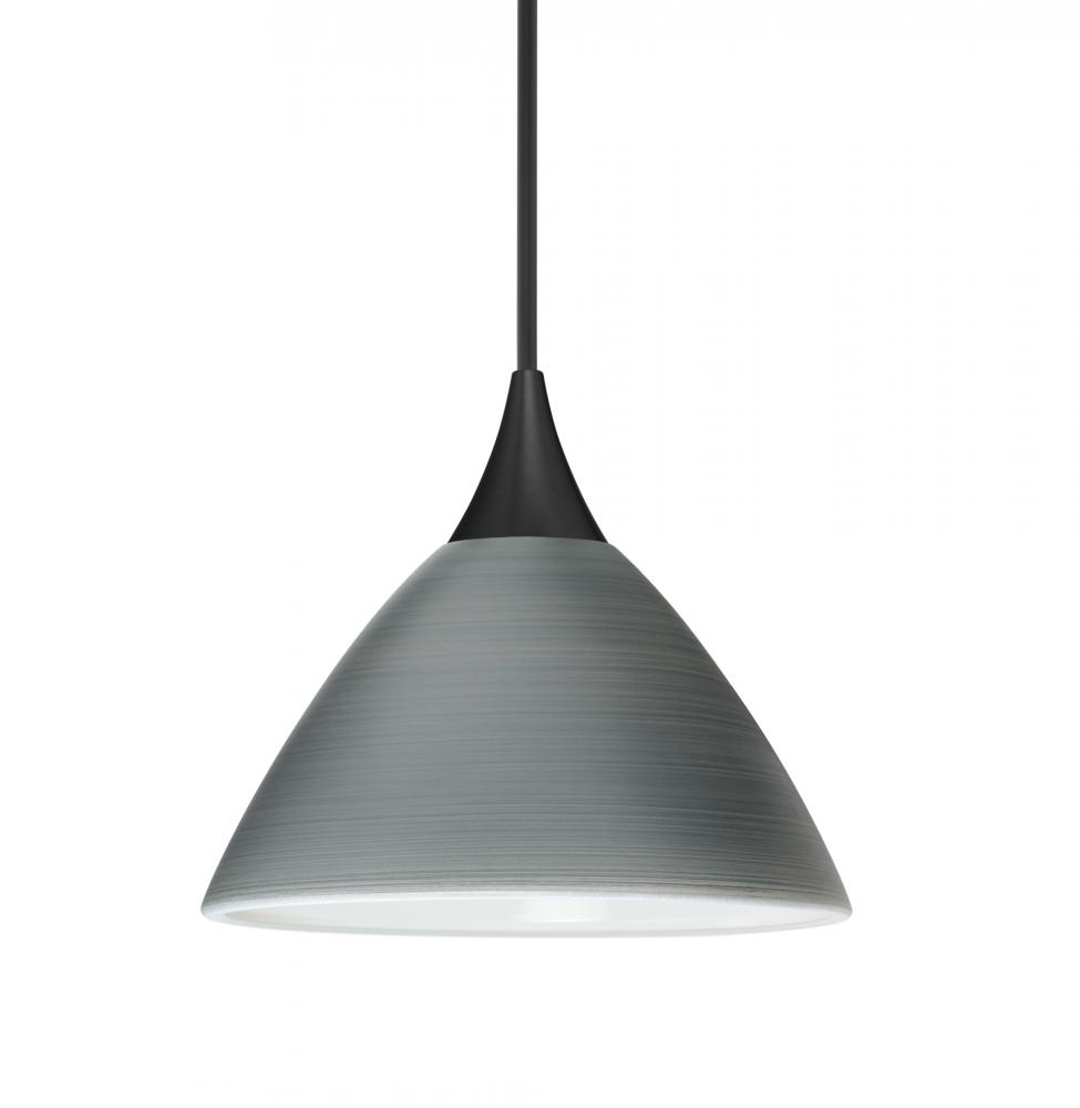 Besa Pendant For Multiport Canopy Domi, Black Finish, Titan 1x5W LED