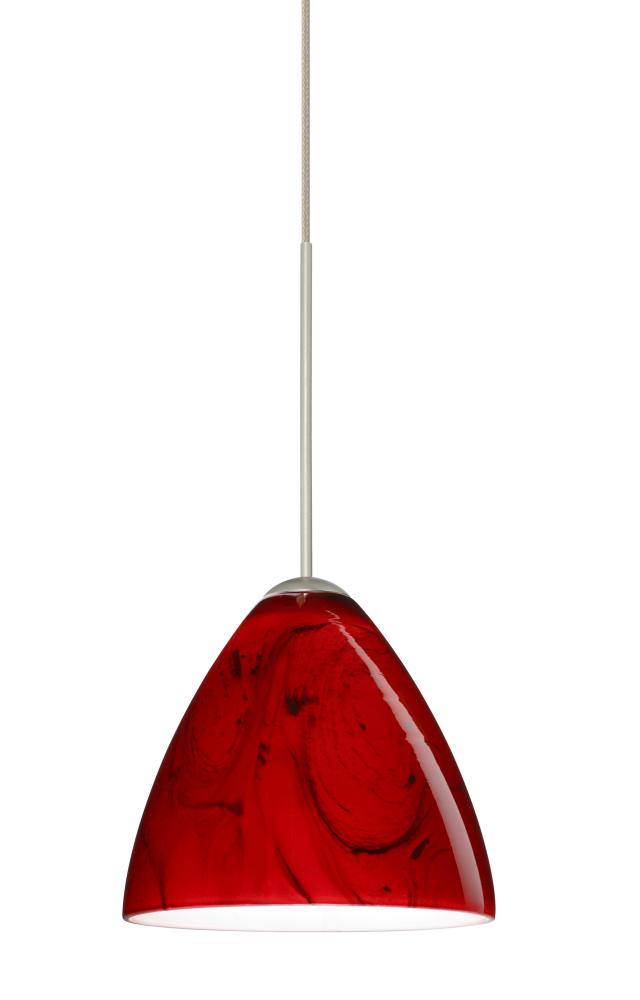 Besa Pendant For Multport Canopy Mia Satin Nickel Magma 1x50W Halogen