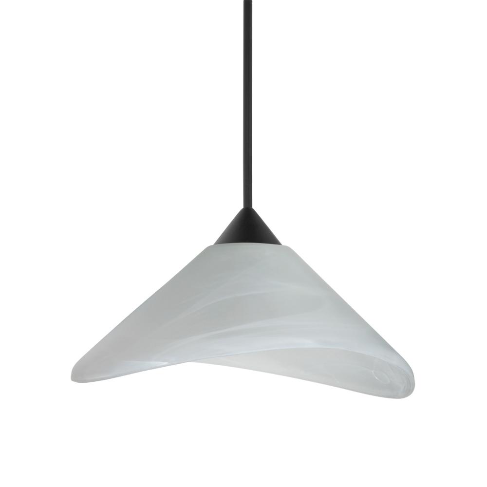 Besa Pendant For Multport Canopy Hoppi, Black Finish, Marble 1x50W MAX GY6.35 Base