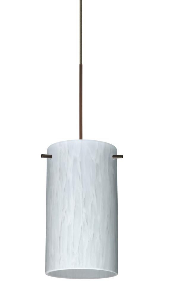 Besa Stilo 7 Pendant for Multiport Canopy Bronze Carrera 1x50W Halogen