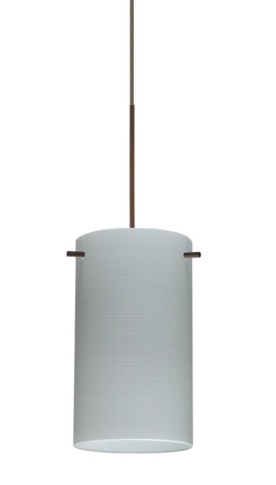 Besa Stilo 7 Pendant for Multiport Canopy Bronze Chalk 1x50W Halogen