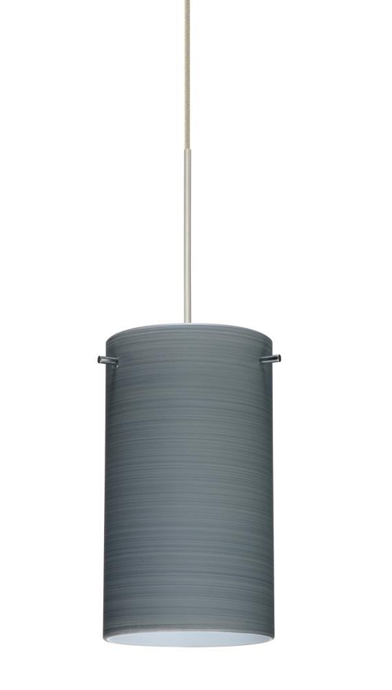 Besa Stilo 7 Pendant for Multiport Canopy Satin Nickel Titan 1x50W Halogen