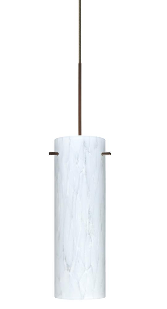 Besa Copa Pendant for Multiport Canopy, Carrera, Bronze, 1x50W Halogen