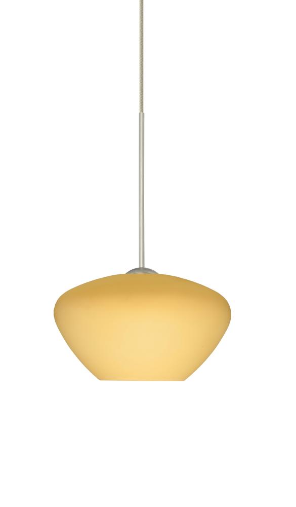 Besa Pendant For Multiport Canopy Peri Satin Nickel Vanilla Matte 1x5W LED