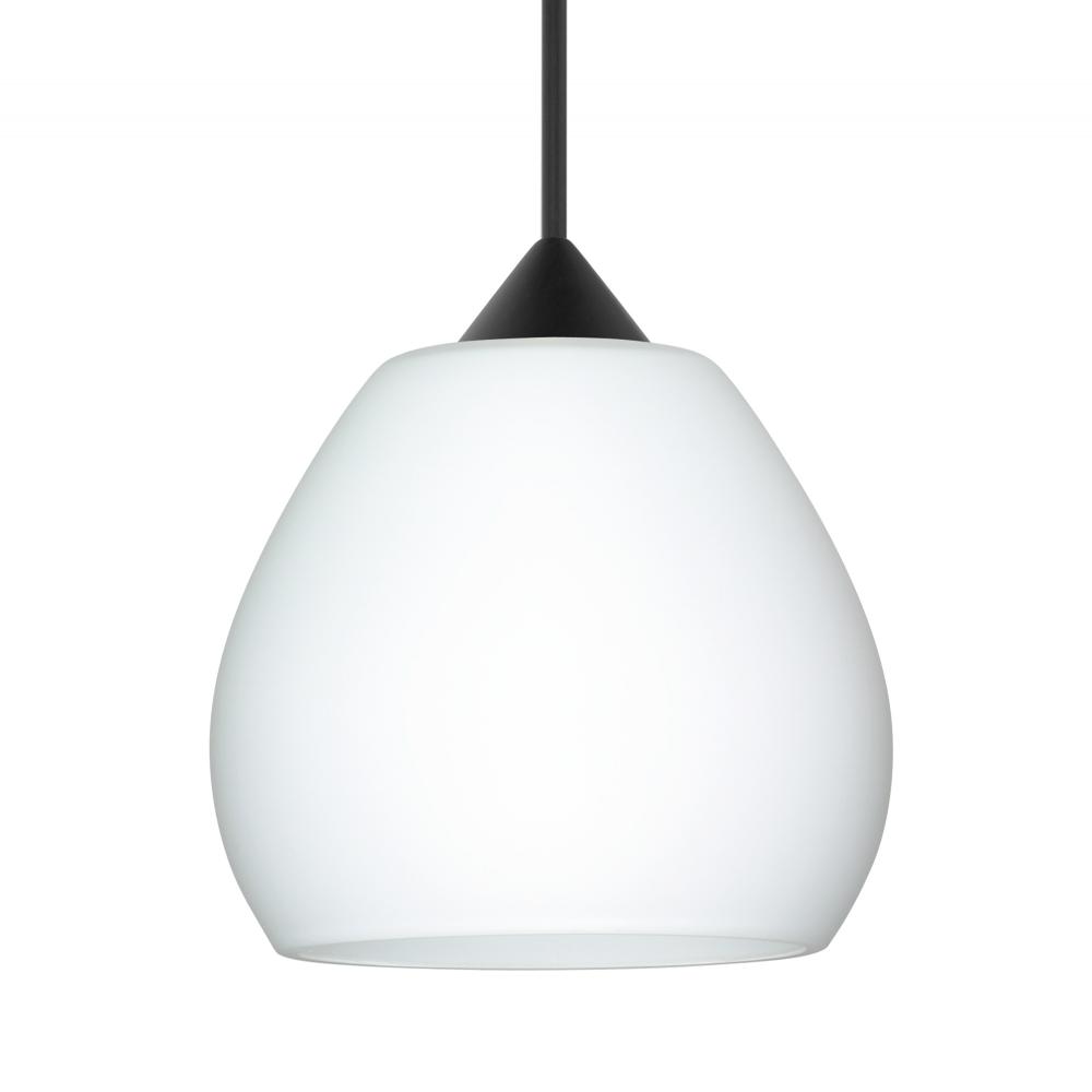 Besa Pendant For Multiport Canopy Tay Tay, Black Finish, Opal Matte 1x50W MAX GY6.35 Base