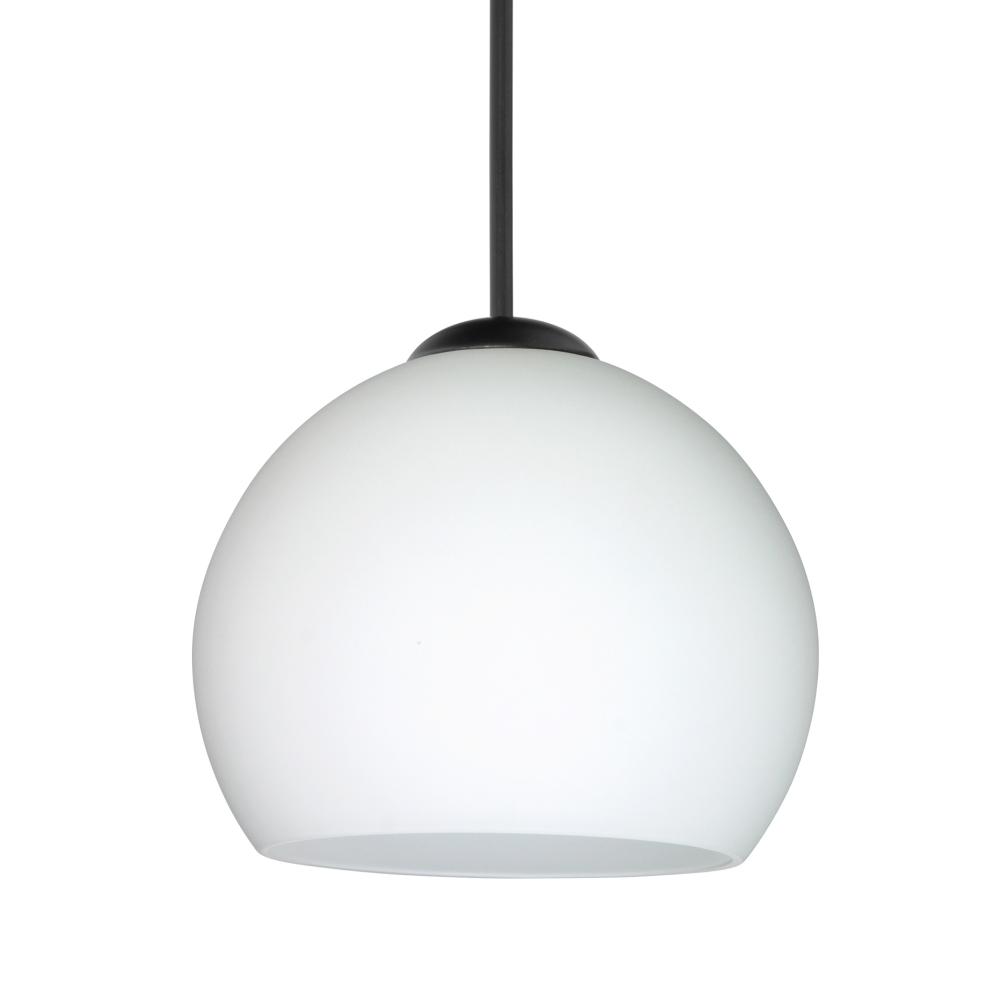 Besa Pendant For Multiport Canopy Palla 5, Black Finish, Opal Matte 1x50W MAX GY6.35 Base