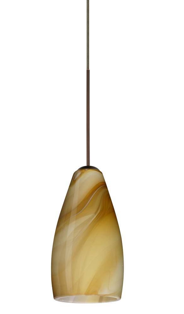 Besa Pendant Karli Bronze Honey 1x50W Halogen