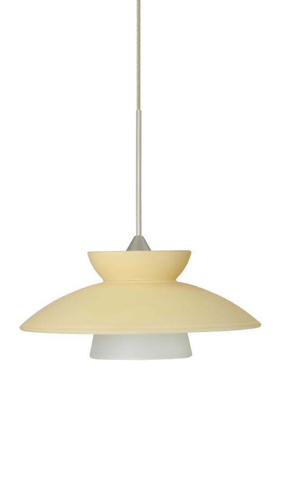 Besa Pendant Trilo 7 Satin Nickel Champagne 1x50W Halogen