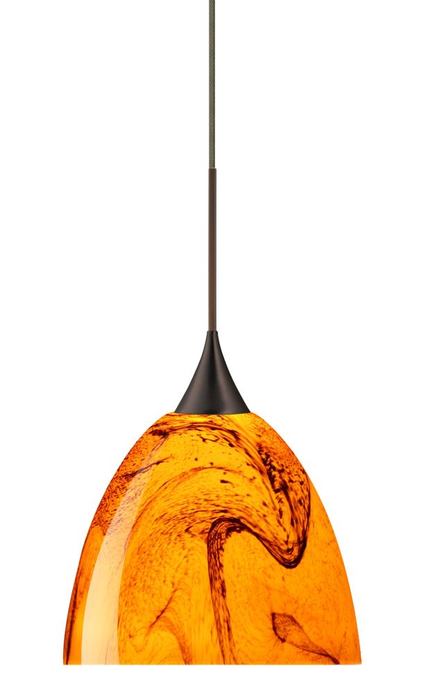 Besa Pendant Sasha Bronze Habanero 1x50W GY6.35