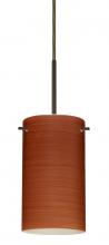 Besa Lighting 1BT-4404CH-LED-BR - Besa Stilo 7 LED Pendant Cherry Bronze 1x9W LED