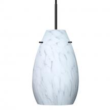 Besa Lighting 1JC-412619-BK - Besa Pera 9 Pendant Black Carrera 1x100W MAX E26 Base