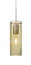 Besa Lighting 1JC-JUNI10GD-SN - Besa, Juni 10 Cord Pendant, Gold Bubble, Satin Nickel, 1x60W Medium Base