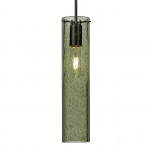 Besa Lighting 1JC-JUNI16MS-BK - Besa, Juni 16 Cord Pendant, Moss Bubble, Black, 1x60W MAX E26 Base