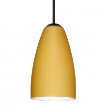 Besa Lighting 1JT-1511VM-BK - Besa Riva 9 Pendant Black Vanilla Matte 1x75W MAX E26 Base