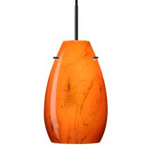 Besa Lighting 1JT-4126HB-BK - Besa Pera 9 Pendant Black Habanero 1x100W MAX E26 Base