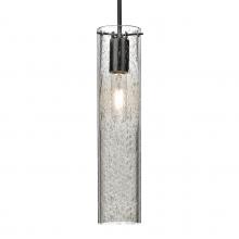 Besa Lighting 1JT-JUNI16CL-BK - Besa, Juni 16 Cord Pendant, Clear Bubble, Black, 1x60W MAX E26 Base