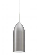 Besa Lighting 1JT-LINDWH-SN - Besa, Lindy Cord Pendant, White, Bronze Finish, 1x60W Medium Base