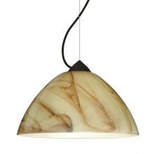 Besa Lighting 1KX-420183-BK - Besa Tessa Cable Pendant Mocha Black 1x75W MAX E26 Base