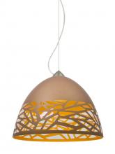 Besa Lighting 1KX-KIEVCP-SN - Besa Kiev Pendant, Copper, Satin Nickel Finish, 1x60W Medium Base