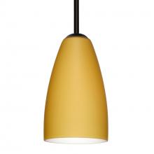 Besa Lighting 1TT-1511VM-BK - Besa Stem Riva 9 Pendant Black Vanilla Matte 1x75W MAX E26 Base