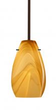 Besa Lighting 1TT-4126HN-LED-BR - Besa Pera 9 LED Pendant Honey Bronze 1x9W LED