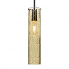 Besa Lighting 1TT-JUNI16GD-BK - Besa, Juni 16 Stem Pendant, Gold Bubble, Black, 1x60W MAX E26 Base