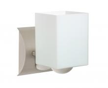 Besa Lighting 1WZ-449807-SN - Besa Wall Rise Satin Nickel Opal Matte 1x60W Medium Base