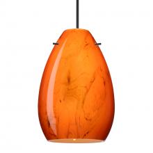 Besa Lighting 1XC-1713HB-BK - Besa Pendant Pera 6, Black Finish, Habanero 1x50W MAX GY6.35 Base