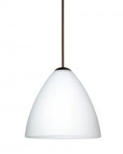 Besa Lighting 1XC-177907-BR - Besa Pendant Mia Bronze Opal Matte 1x50W Halogen