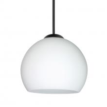 Besa Lighting 1XC-565807-BK - Besa Pendant Palla 5, Black Finish, Opal Matte 1x50W MAX GY6.35 Base