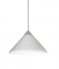 Besa Lighting 1XT-282453-SN - Besa Pendant Kona Satin Nickel White Starpoint 1x50W Halogen