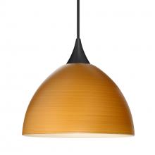 Besa Lighting 1XT-4679OK-BK - Besa Pendant Brella, Black Finish, Oak 1x50W MAX GY6.35 Base