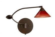 Besa Lighting 1WU-117681-BR - Besa Wall Kona Bronze Sunset 1x50W Halogen Gy6.35