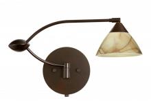 Besa Lighting 1WU-174383-BR - Besa Wall Domi Bronze Mocha 1x50W Halogen Gy6.35