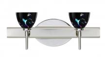 Besa Lighting 2SW-1858VB-LED-CR - Besa Divi Wall 2SW Black Dicro Vine Chrome 2x5W LED