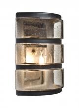 Besa Lighting 353458 - Costaluz, 3534 Series Wall Sconce, Black/Smoke Bubble, 1x75W Medium base