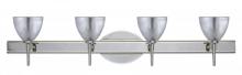 Besa Lighting 4SW-1758SF-CR - Besa Divi Wall 4SW Silver Foil Chrome 4x40W G9