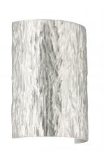 Besa Lighting 7090SF-LED-WH - Besa Tamburo Stone LED Wall Stone Silver Foil White 1x8W LED