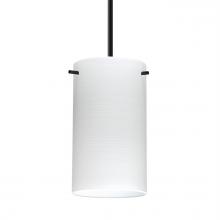 Besa Lighting B-4404KR-MED-BK - Besa Stilo 7 Pendant For Multiport Canopy Black Chalk 1x40W MAX E26 Base