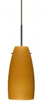 Besa Lighting J-1512OK-BR - Besa Tao 10 Pendant For Multiport Canopy Bronze Oak 1x100W Medium Base