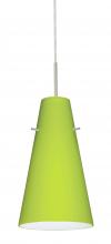 Besa Lighting J-412435-LED-SN - Besa Cierro Pendant For Multiport Canopy Satin Nickel Chartreuse 1x9W LED